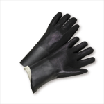 West Chester Large 12" Rough Grip PVC Interlock Chemical Resistant Gloves